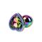 Rainbow Heart Gem Plug S