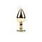 Clear Gem Gold Plug M
