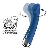 Spinning G-Spot 1 Vibe and Rotator Blue