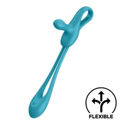 Plug & Play 1 Vibrador Anal Flexible Azul