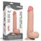 9" Sliding-Skin Dildo Flesh