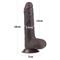 7 Sliding-Skin Dildo-Black