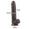 9.5 Sliding-Skin Dildo-Black