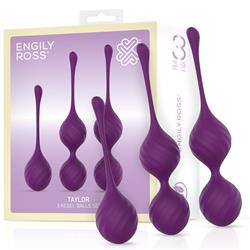 Taylor 2.0 Kegel Balls Silicone Purple