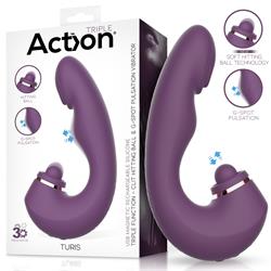 Turis Soft Hitting Ball with G-Spot Pulsation and Vibration