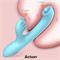 Murly Rotating Ball Rabbit Vibrator USB Silicone