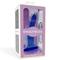 Vibrating Color Changing Dildo M Blue to Purple