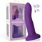 Color Changing Silicone Dildo S Purple to Pink