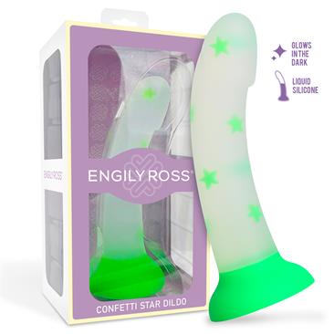 Confetti Star Silicone Dildo