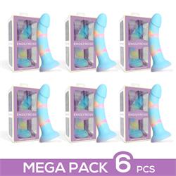 Pack 6 Sweet Cloud Silicone Dildo