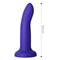 Vibrating Color Changing Dildo S Blue to Purple