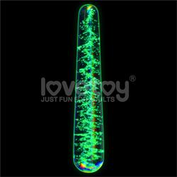 Glow in the Dark Glass Dildo Twilight Gleam Slim