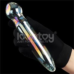 Twilight Gleam Glass Dildo Prism Glass