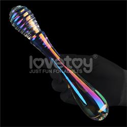 Twilight Gleam Glass Dildo Twin Pleasures