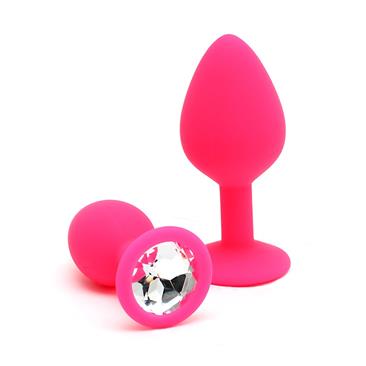 Bling Buttplug Duo set Berlin Pink