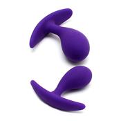 Set of 2 Anatomic Butt Plugs Copenhagen Purple