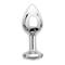 Metal Buttplug Sofia Clear