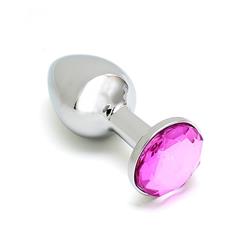 Metal Buttplug Sofia Pink