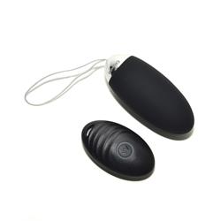 Egg Vibrator with Remote Control Venice Black