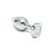 Pisa Butt Plug with Led Lights Silver