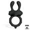 Earzy Remote Vibrating Cockring USB Black Silicone