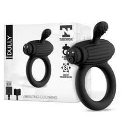 Dully Vibrating Ring USB Black Silicone