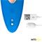 Silicone Rechargeable Panty Vibrator with App Blue
