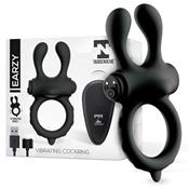 Earzy Vibrating Penis Ring with Remote Control USB Magnetic Silicone