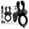 Earzy Remote Vibrating Cockring USB Black Silicone