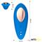 Silicone Rechargeable Panty Vibrator with App Blue