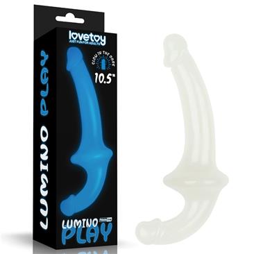 10.5" Lumino Play Double Dildo Clear