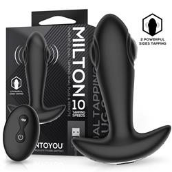 Milton Dual Tapping Anal Plug with Remote Control