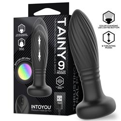 Tiany Thrusting Led Lighted Anal Plug wt Remote