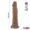 Lenser Posable Realistic Dildo 8" Brown