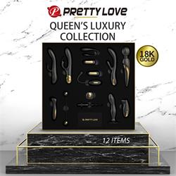 Luxury set 12 pcs black and gold CL4