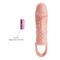 Penis sleeve with vibration TPR Flesh CL100