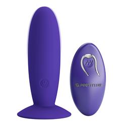 Youth Vibrating Anal Plug with Remote Clave 70