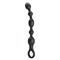 Fully Silicone Anal Beads 10 func. vibration black