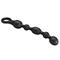 Fully Silicone Anal Beads 10 func. vibration black