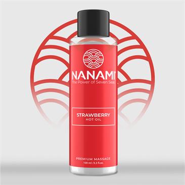 Nanami Strawberry Hot Oil Premium Massage 100 ml