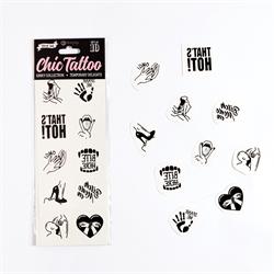 Set de 10 Tattoos Temporales Kinky Collection