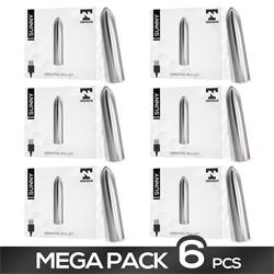 Pack of 6 Sunny Vibrating Bullet USB