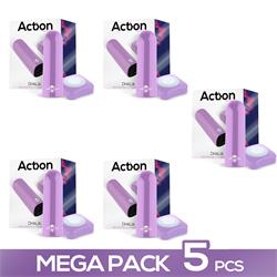Pack 4+1 Dhalia USB Super Bullet with Remote Purpe