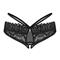 Donarella Crotchless Panties Black XS/S