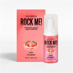 Rock Me! Liquid Vibrator Strawberry 20 ml Clave 30