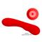 Prescott Vibrator USB Silicone Red Clave 25