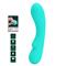 Prescott Vibrator USB Silicone Green Clave 25