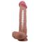 Sliding skin realistic dildo brown 26cm CL22