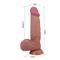 Sliding skin realistic dildo brown 21.8 cm CL30