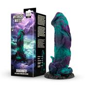 Dildo Dragonfly Púrpura y Verde 22.6 cm - 8.9"